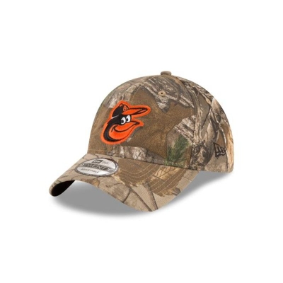 Baltimore Orioles Gorra | New Era MLB Realtree 9twenty Adjustable Cap Mexico - Marrom